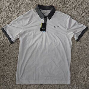 Nike Golf Tour Performance Dri-Fit Polo Men’s Polo Cream/Green Large